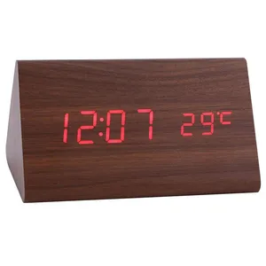 ساعت رومیزی کیمیت مدل Woody 861BRed سایز 70×150