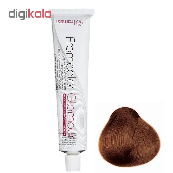 رنگ مو فرامسی مدل glamour شماره 5.46 حجم 100 میلی لیتر رنگ بلوطی کهربایی روشن