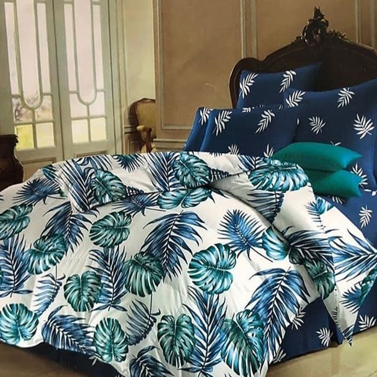 سرویس خواب کوکوجم مدل leaf 01 یک نفره 4 تکه