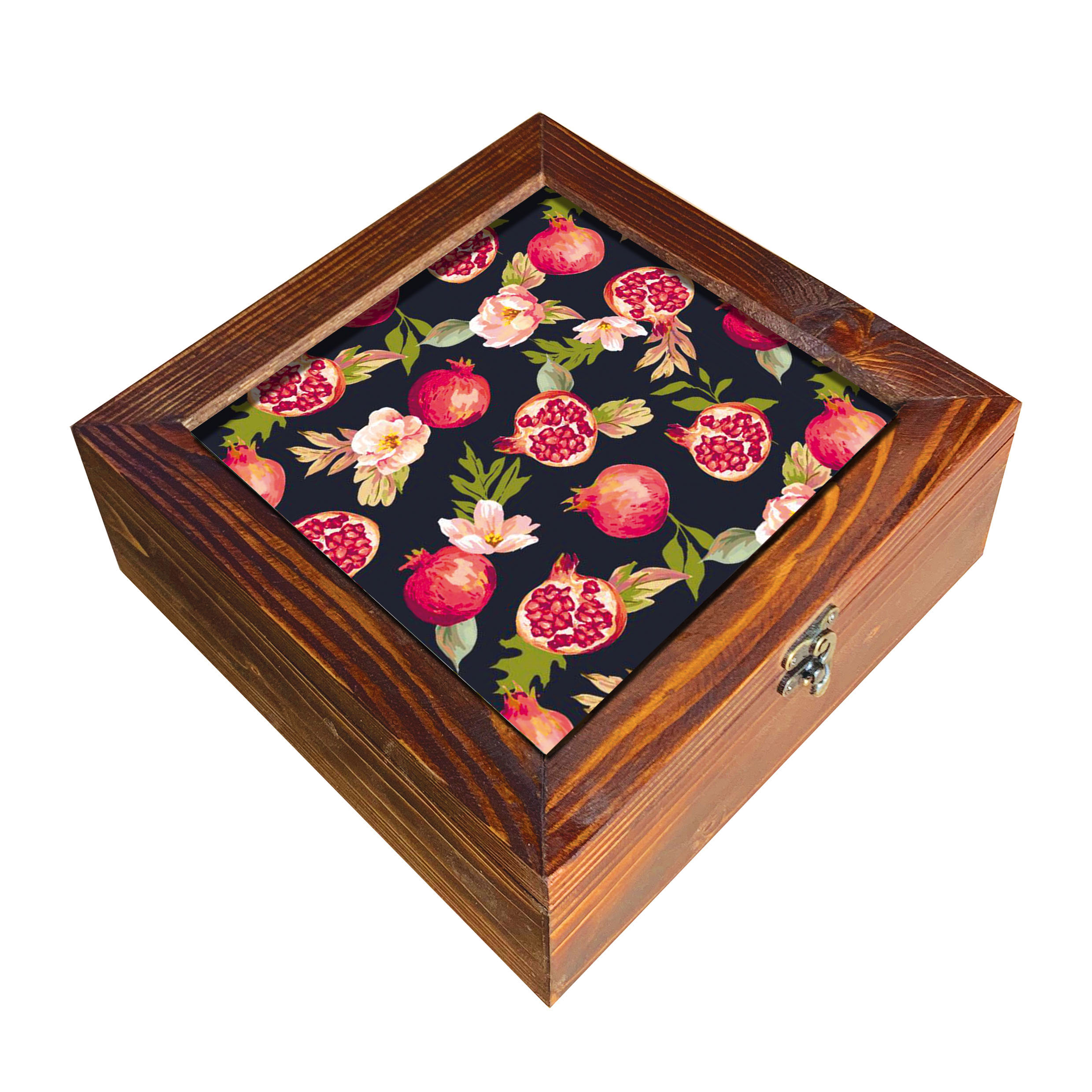 جعبه چای کیسه ای مدل گل انار 