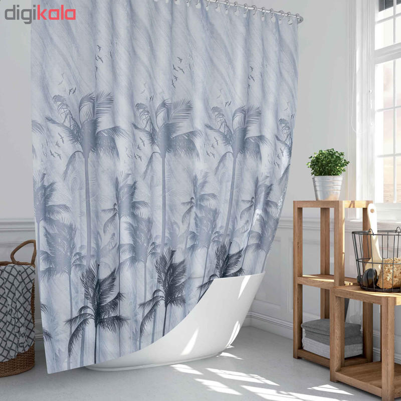 پرده حمام دلفین کد TOR-5104 سایز 200×180 سانتی متر