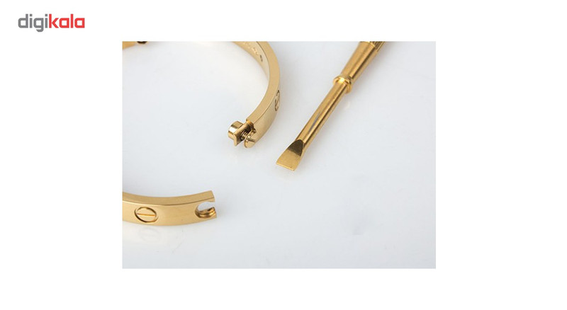 دستبند شهر شیک طرح کارتیر لاو مدل D224 سایز M