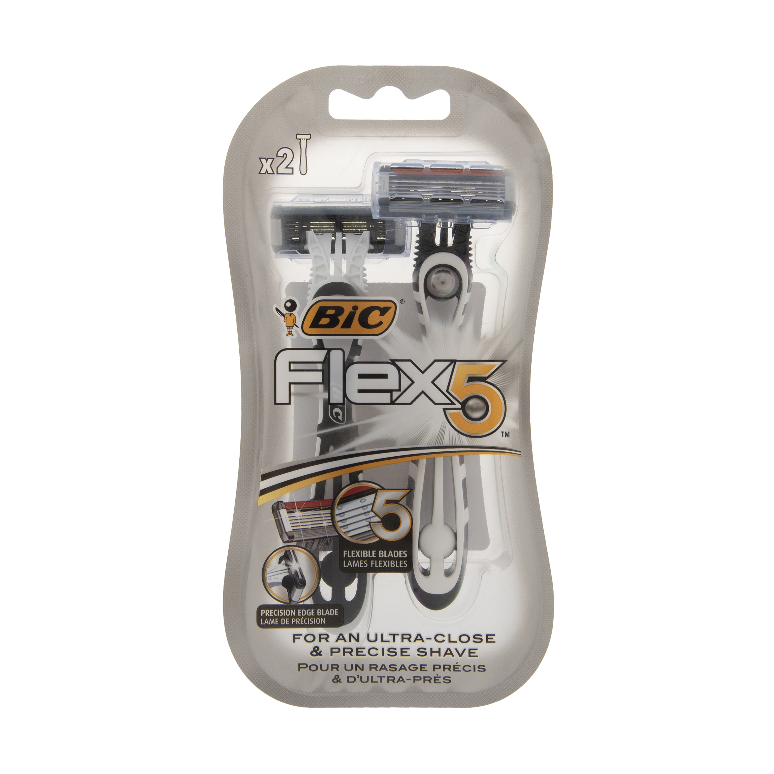 خود تراش بیک مدل Flex 5 بسته 2 عددی