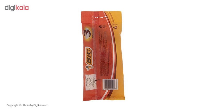 خودتراش بیک مدل Sensitive بسته 4 عددی خودتراش بیک مدل Sensitive بسته 4 عددی