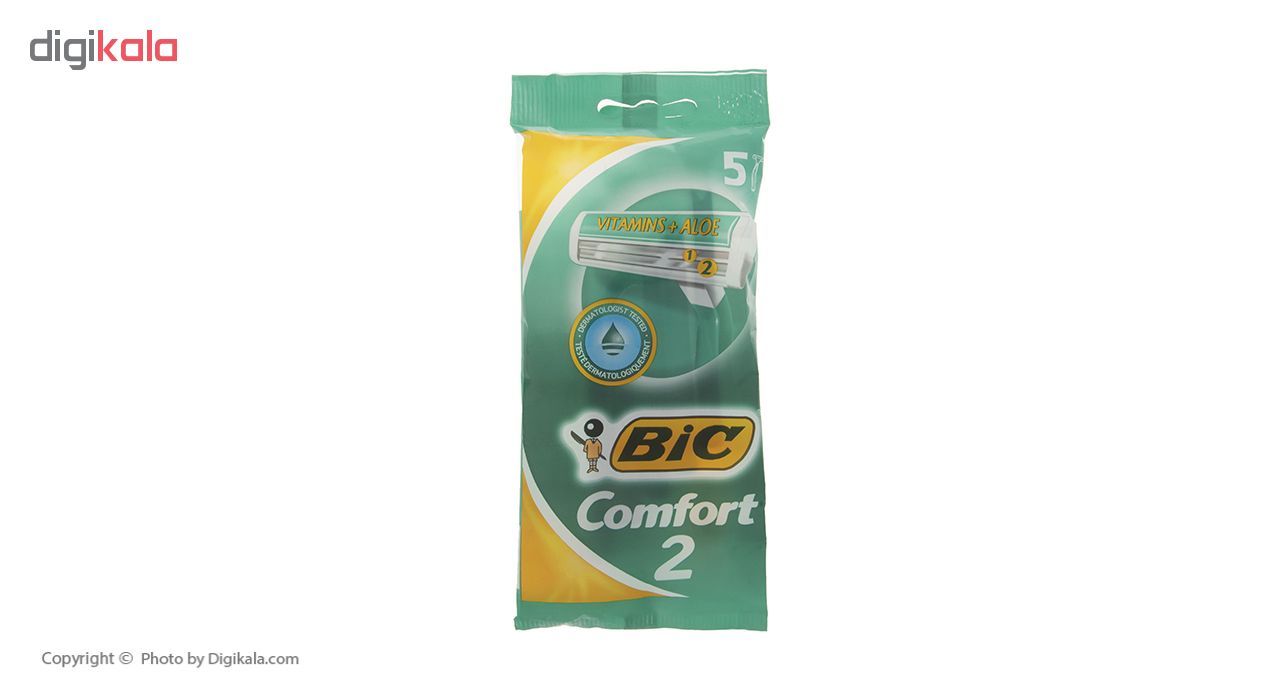 خودتراش بیک مدل Comfort بسته 5 عددی -  - 2