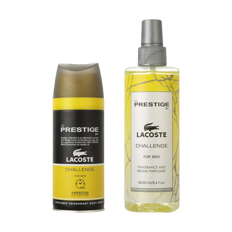 بادی اسپلش و اسپری مردانه پرستیژ مدل Lacoste بسته 2 عددی بادی اسپلش و اسپری مردانه پرستیژ مدل Lacoste بسته 2 عددی
