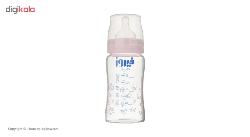 عکس شماره 2 : شیشه شیر فیروز مدل pyrex ظرفیت 220 میلی لیتر
