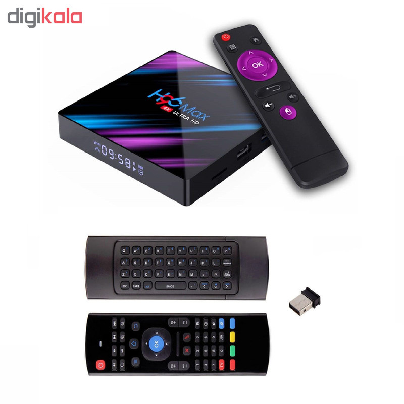اندروید باکس اچ 96 مدل مکس 4/32 - RK3318 به همراه ایرماوس