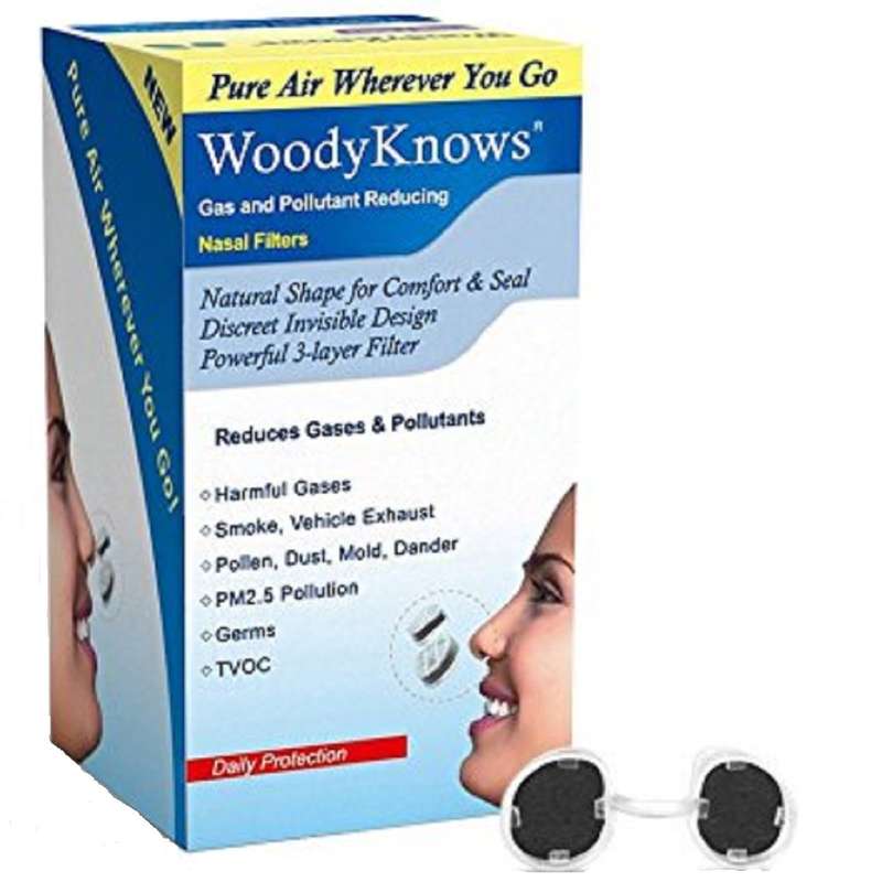 ماسک بینی وودی نوز مدل Gas And Pollutant Reducing برای حفره بینی گرد سایز XL