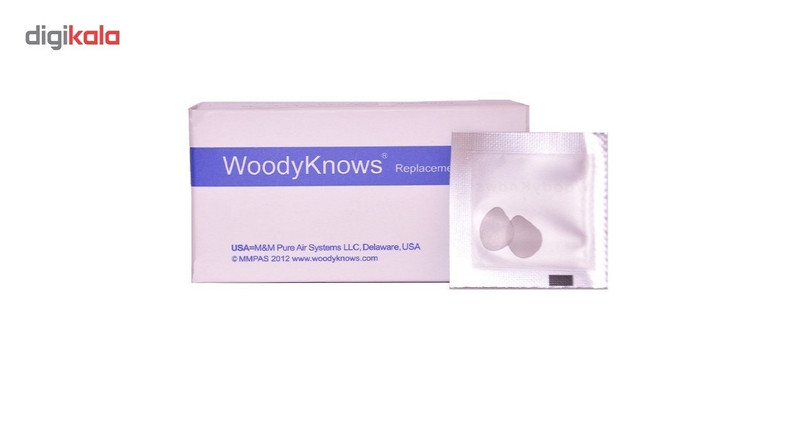 فیلتر بینی وودی نوز مدل Ultra Breathable برای حفره بینی گرد-بسته 12 عددی سایز L