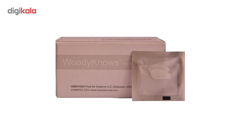 فیلتر بینی وودی نوز مدل Gas And Pollutant Reducing برای حفره بینی گرد-بسته 12 عددی سایز XL