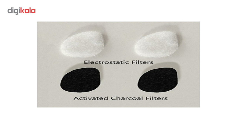 فیلتر بینی وودی نوز مدل Gas And Pollutant Reducing برای حفره بینی گرد-بسته 12 عددی سایز XL