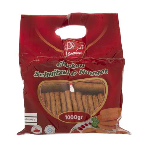 شینتسل و ناگت مرغ 70 درصد آذر محصول مقدار 1 کیلو گرم