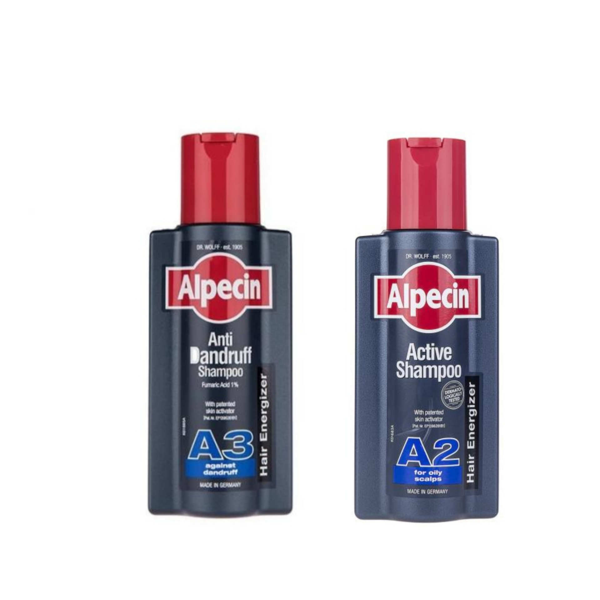 شامپو مو آلپسین A2 Active حجم 250 میلی لیتر به همراه شامپو مو مدل A3 Anti dandruff