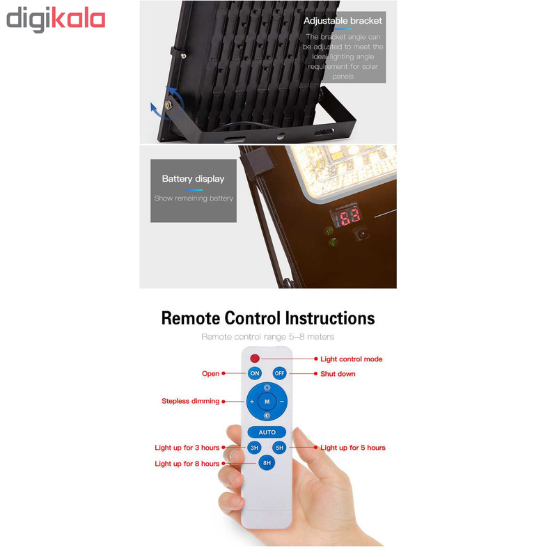 سیستم روشنایی خورشیدی مدل w120