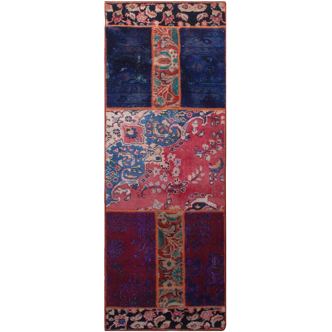 کلاژ فرش دستبافت یک و نیم متری فرش هریس کد 101489