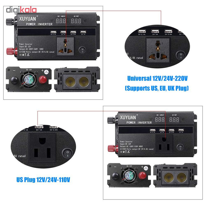 اینورتر ایکسیوان مدل RS-12220 ظرفیت 3000 وات اینورتر ایکسیوان مدل RS-12220 ظرفیت 3000 وات