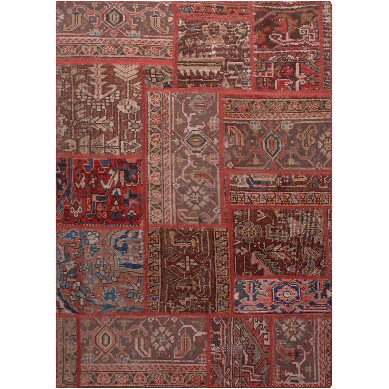 کلاژ فرش دستبافت دو و نیم متری فرش هریس کد 101513