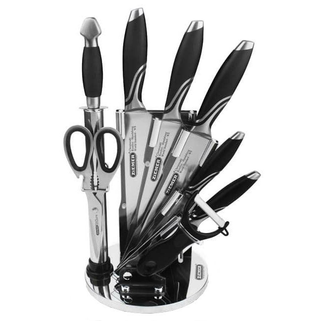 سرویس چاقوی آشپزخانه 9 پارچه زایمر کد k312
