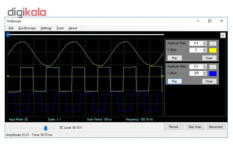 اسیلوسکوپ مدل PE76K