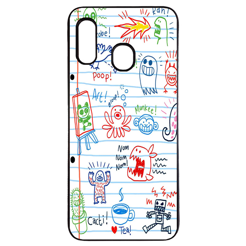 کاور طرح نقاشی کد 43210 مناسب برای گوشی موبایل سامسونگ galaxy a30