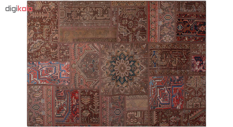 کلاژ فرش دستبافت سه و نیم متری فرش هریس کد 101515