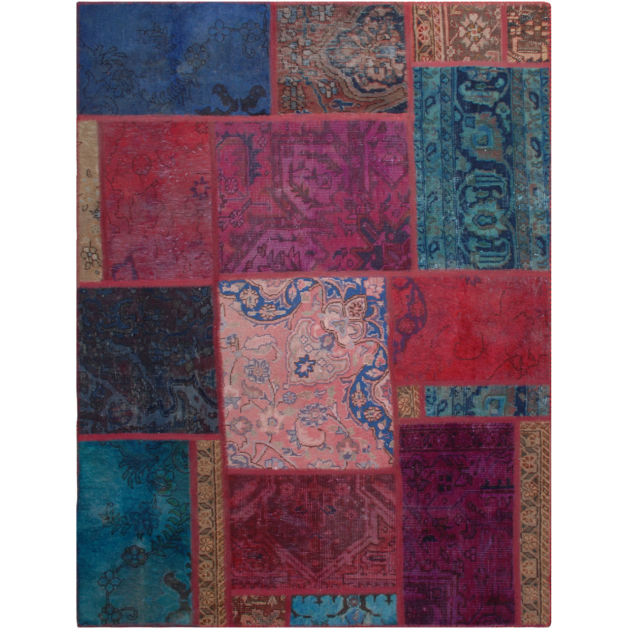 کلاژ فرش دستبافت سه متری فرش هریس کد 101524