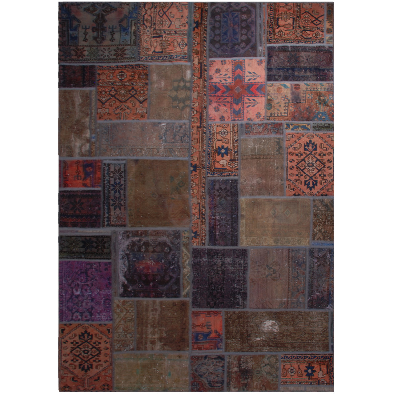 کلاژ فرش دستبافت شش و نیم متری فرش هریس کد 101528