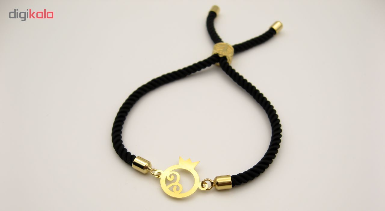 دستبند طلا 18 عیار زنانه مانچو طرح انار یلدا کد bfg181 -  - 3