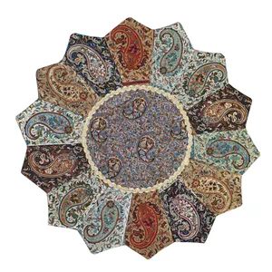 رومیزی ترمه طرح خورشیدی کد T-125