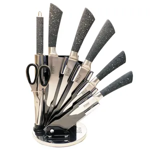 سرویس چاقو آشپزخانه 8 پارچه باس مدل KN01