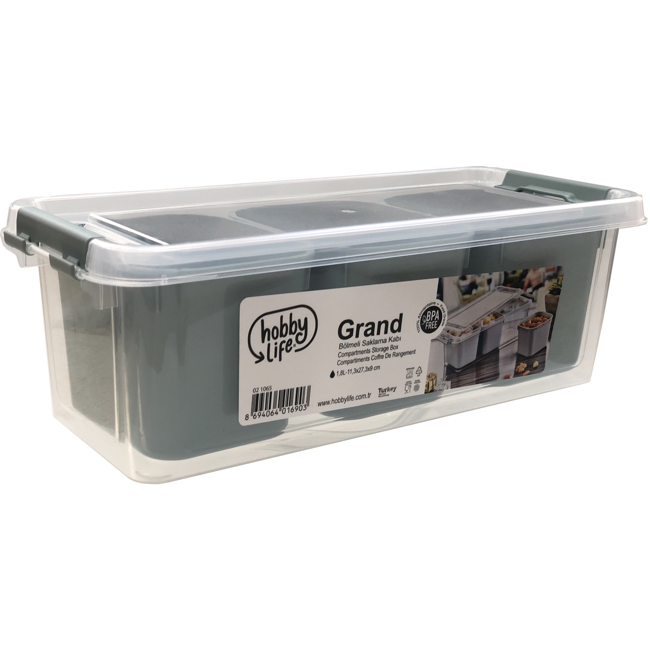ظرف نگهدارنده هوبی لایف مدل Grand3 