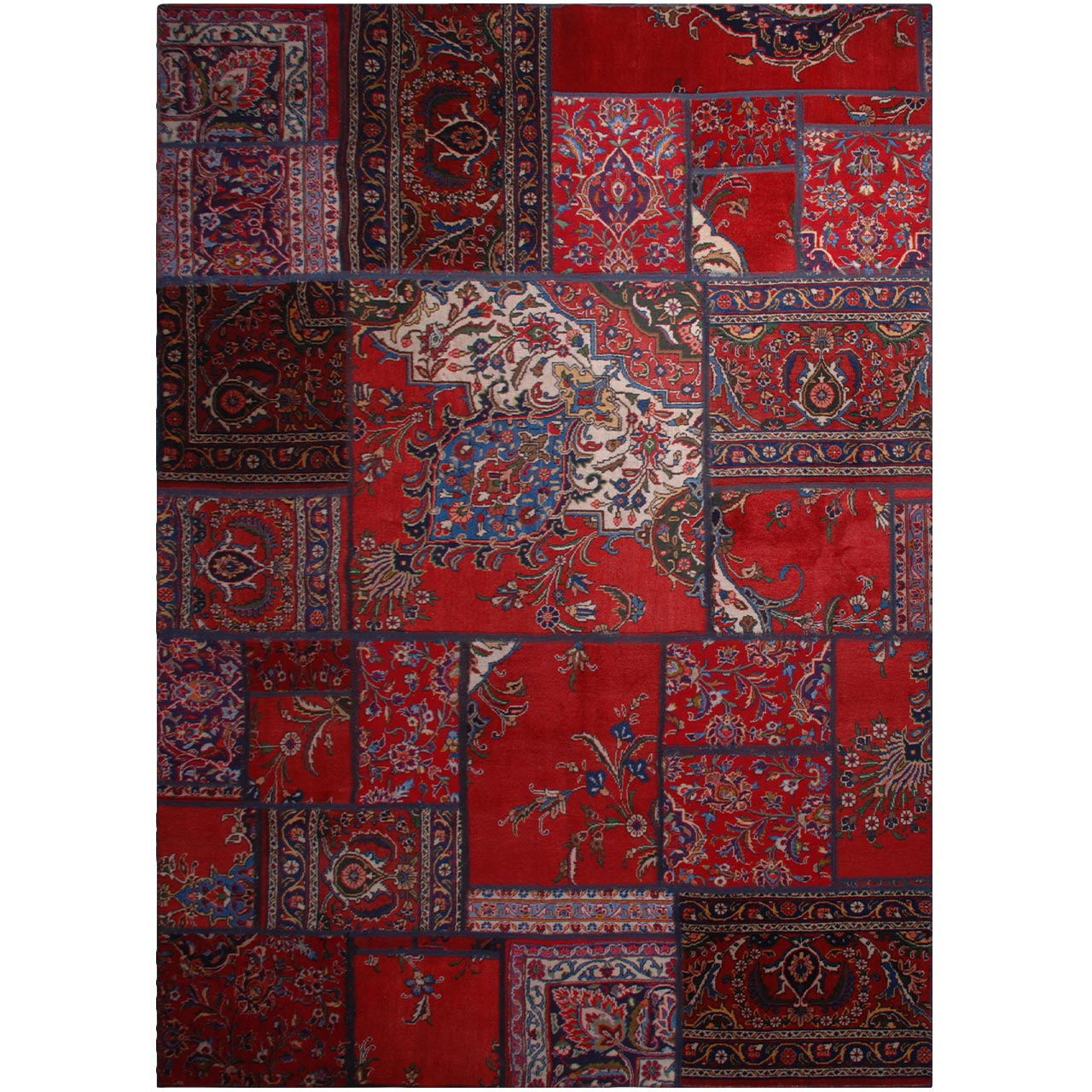 کلاژ فرش دستبافت شش و نیم متری فرش هریس کد 101534