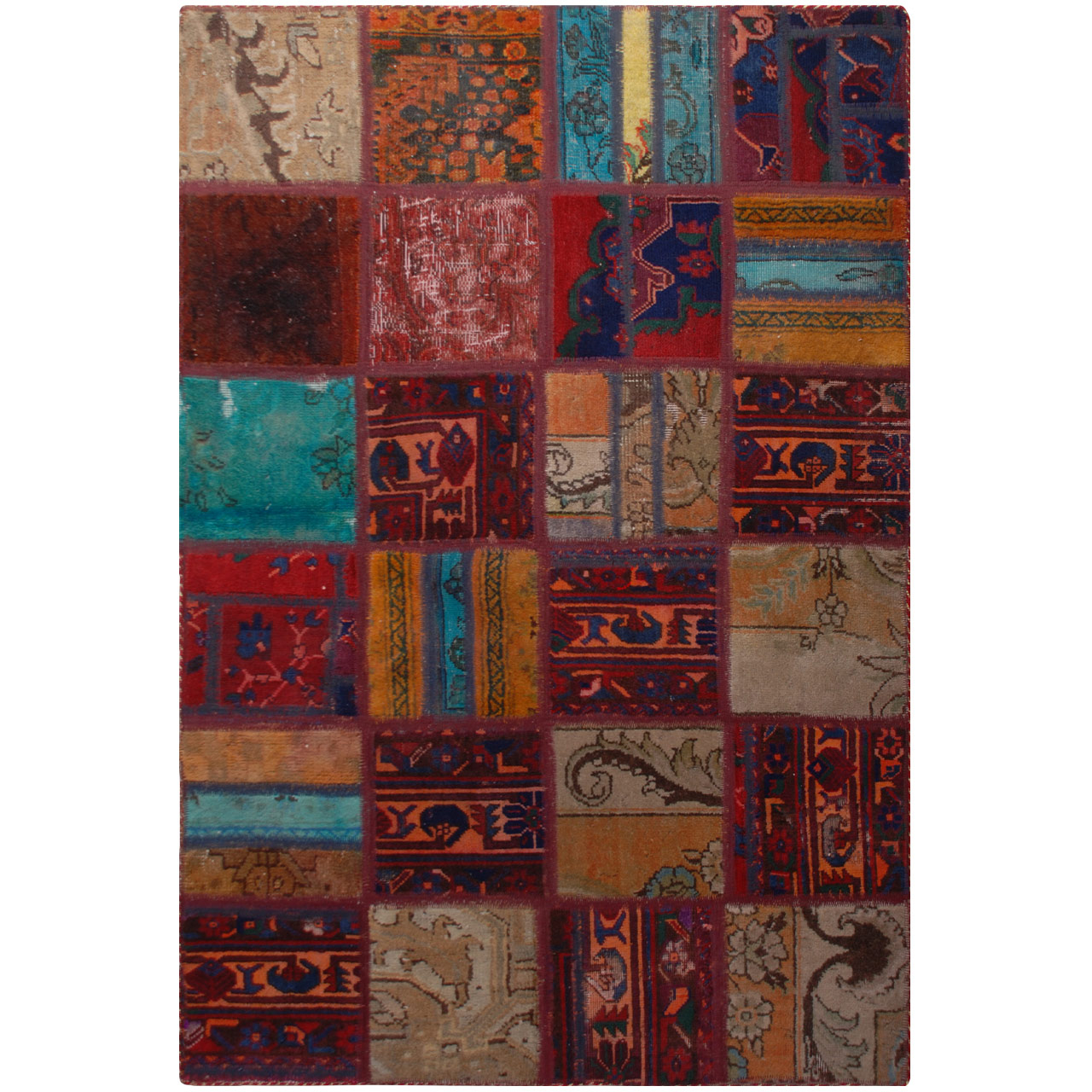 کلاژ فرش دستبافت دو متری فرش هریس کد 101535