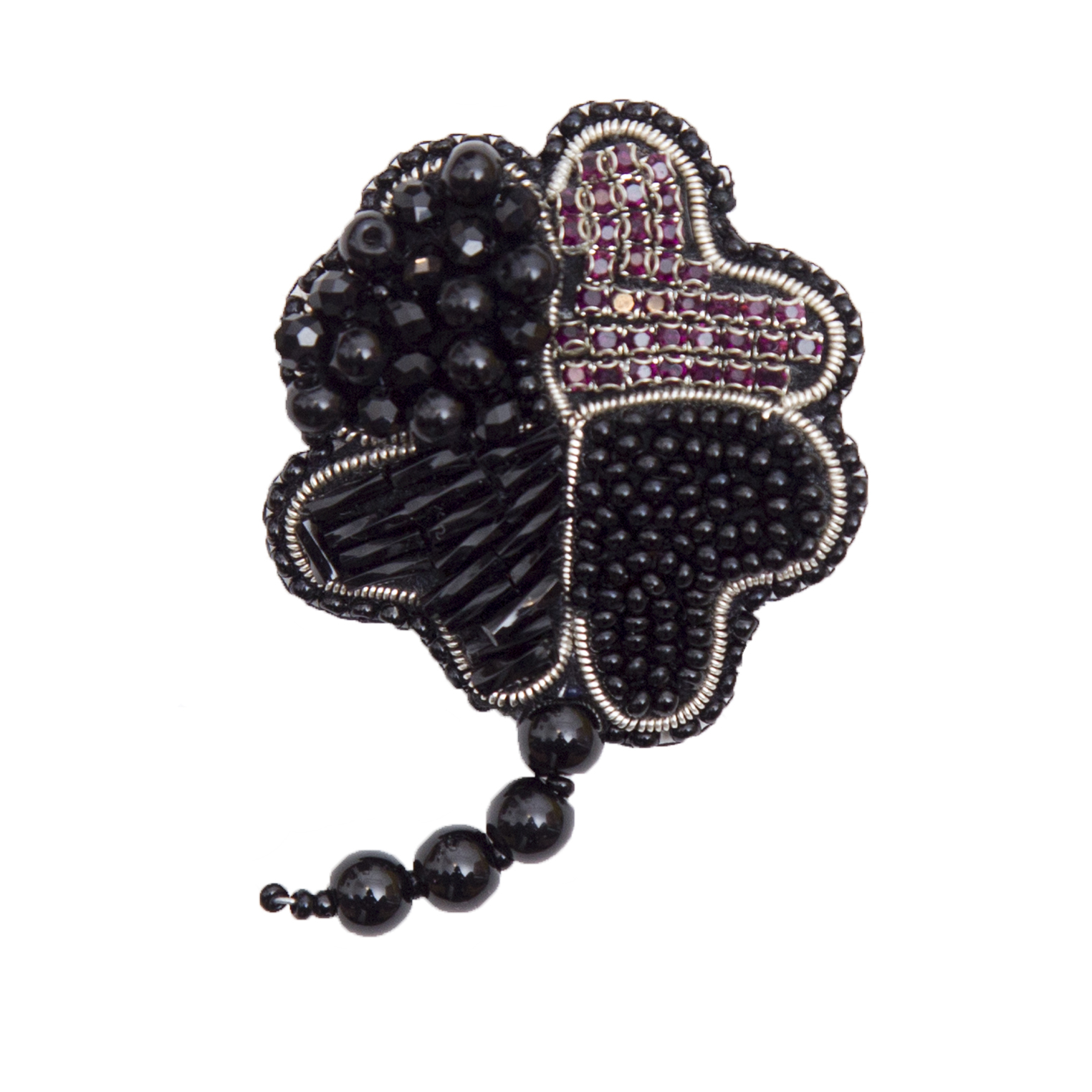 گل سینه زنانه طرح گل کد gs07