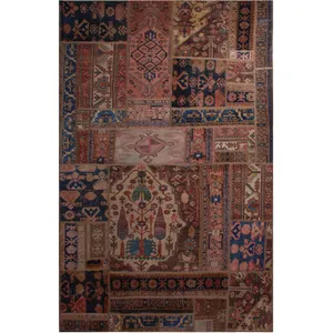 کلاژ فرش دستبافت شش متری فرش هریس کد 101536