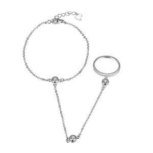 دستبند نقره زنانه کد H044