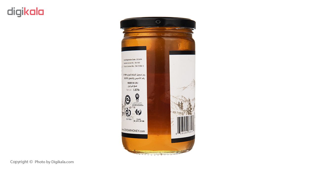 عسل ارگانیک کنار ده در - 850 گرم
