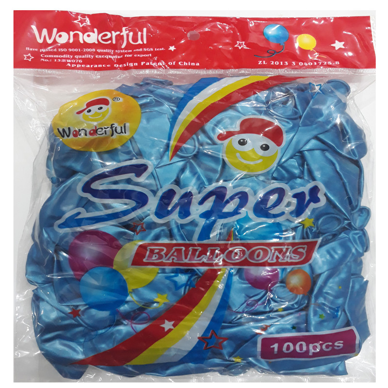 بادکنک واندرفول مدل :W076 بسته 100 عددی سایز 180×200