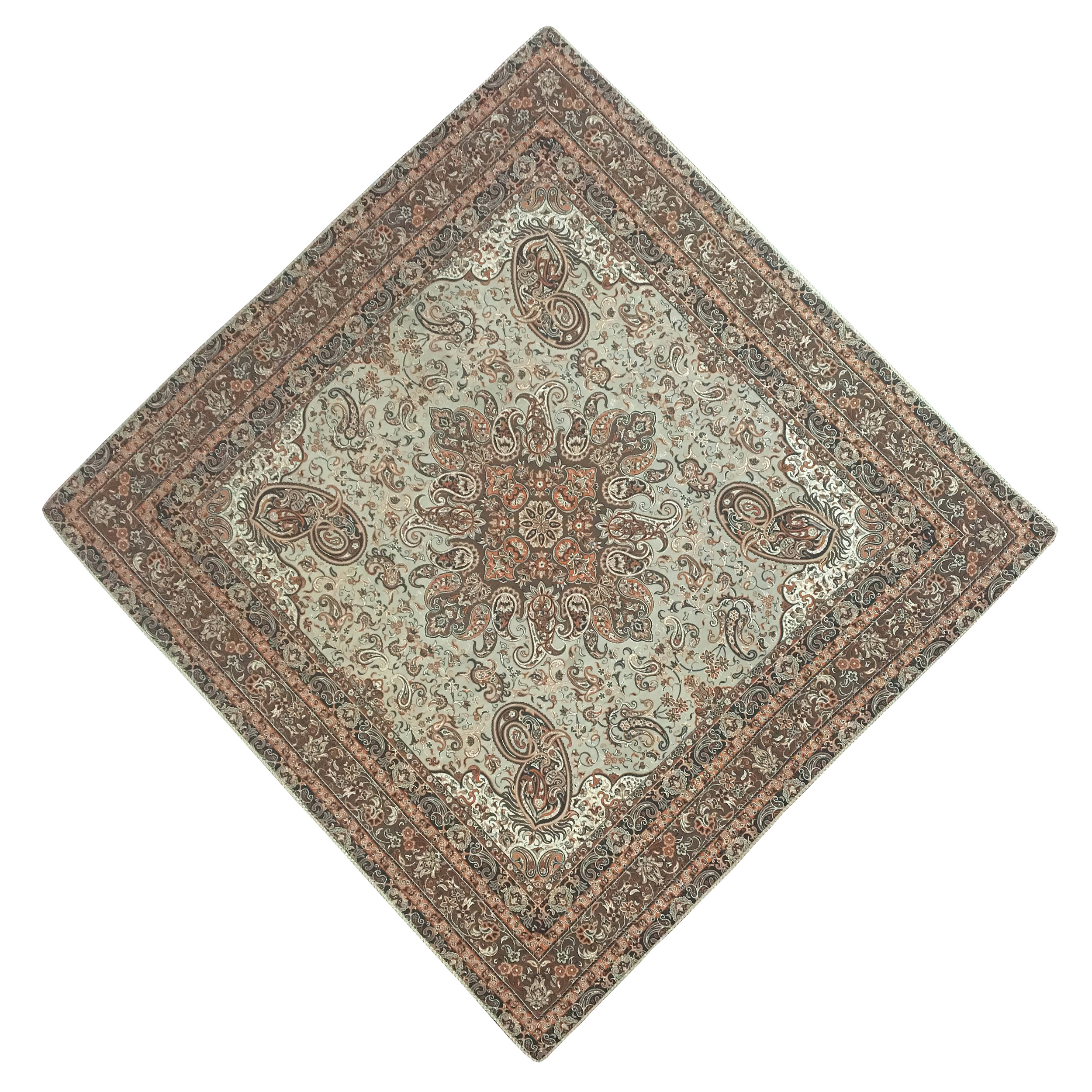 رومیزی ترمه حسینی طرح ترنج کد 532