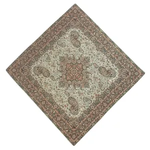 رومیزی ترمه حسینی طرح ترنج کد 532