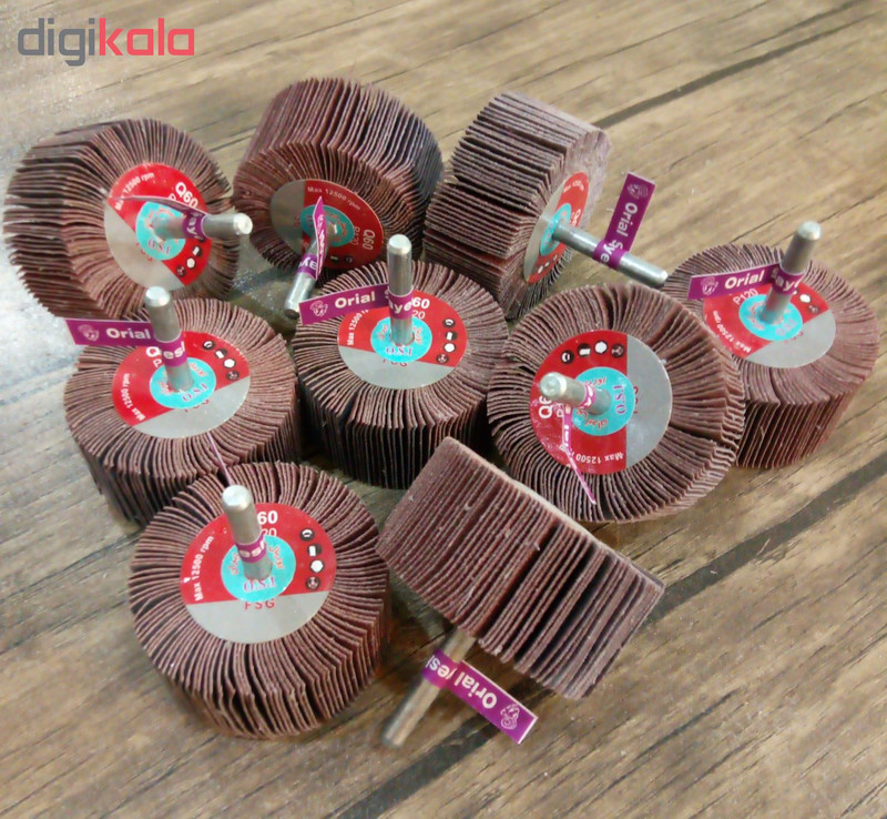 مجموعه 5عددی سنباده چتری اوریال سایش ایران کد A60 مجموعه 5عددی سنباده چتری اوریال سایش ایران کد A60