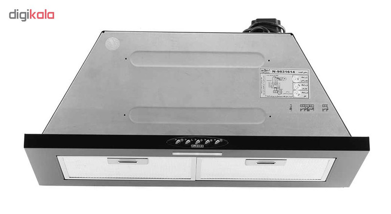 هود مخفی استیل البرز کد 506 سایز 70