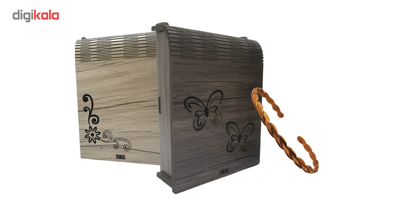 دستبند مسی طرح پیچ باریک سایز Free Size دستبند مسی طرح پیچ باریک سایز Free Size