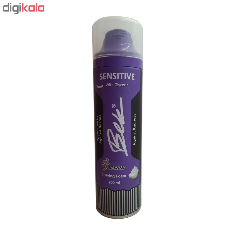 فوم اصلاح بک مدل Sensitive حجم 200 میلی لیتر