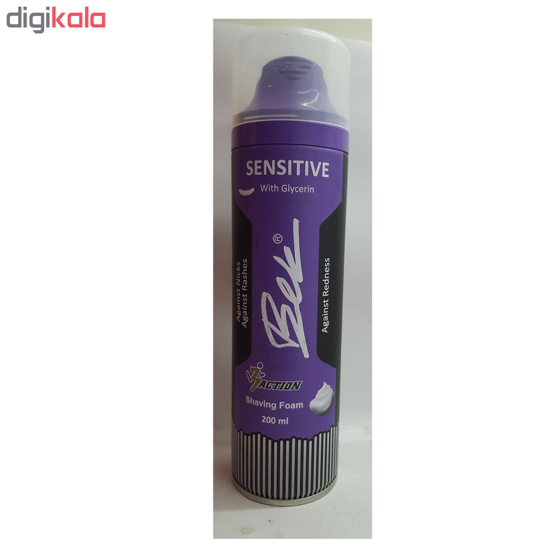 فوم اصلاح بک مدل Sensitive حجم 200 میلی لیتر