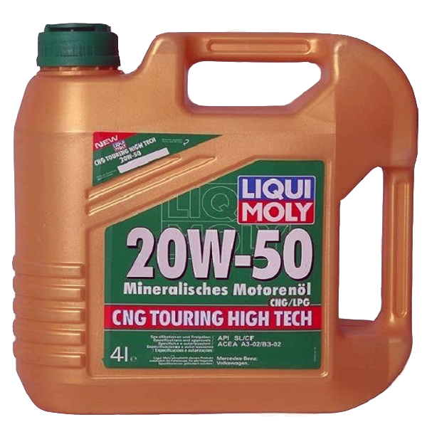 روغن موتور خودرو لیکومولی مدل CNG Touring High Tech  20w-50 حجم 4000 میلی لیتر