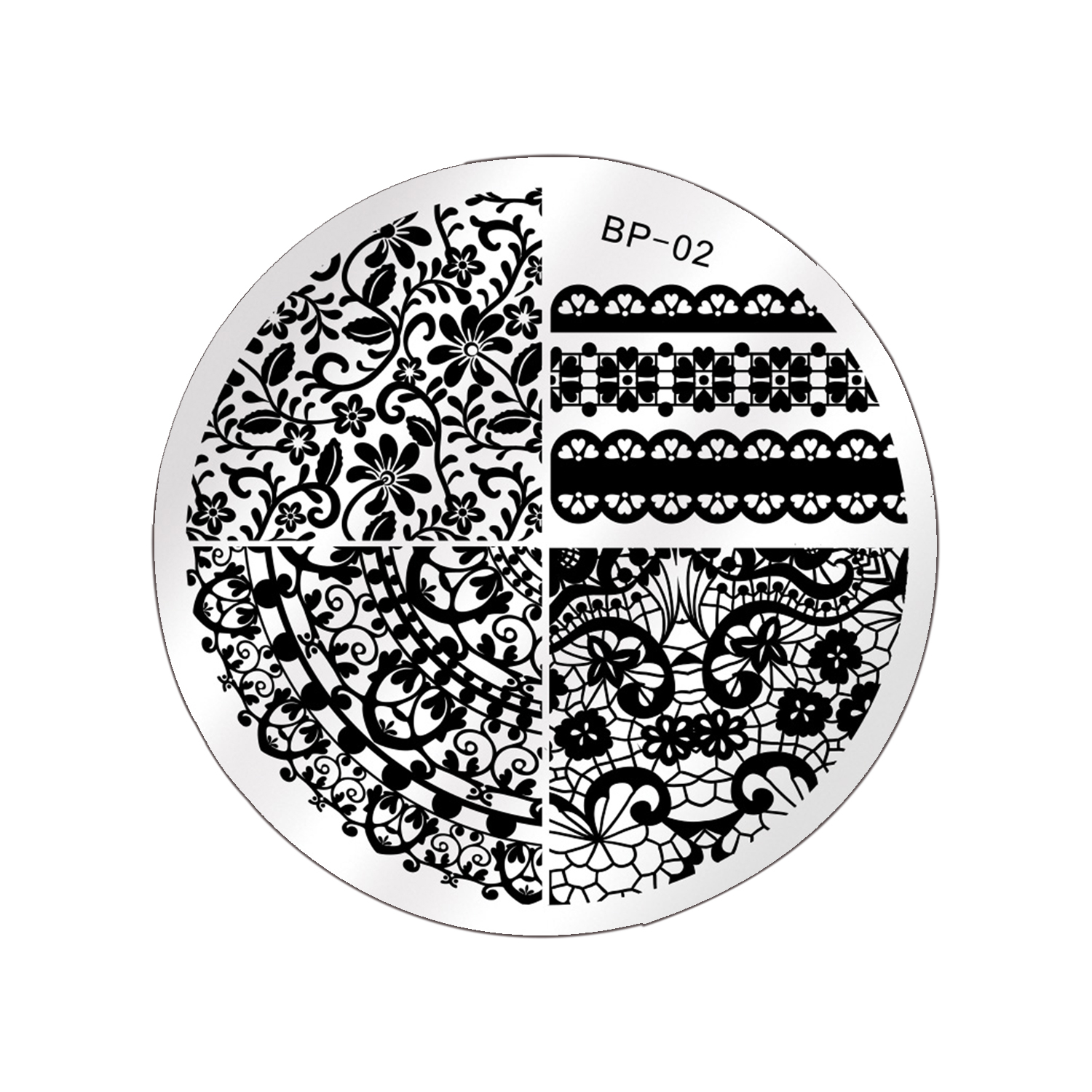 شابلون طراحی ناخن برن پرتی مدل BP-02