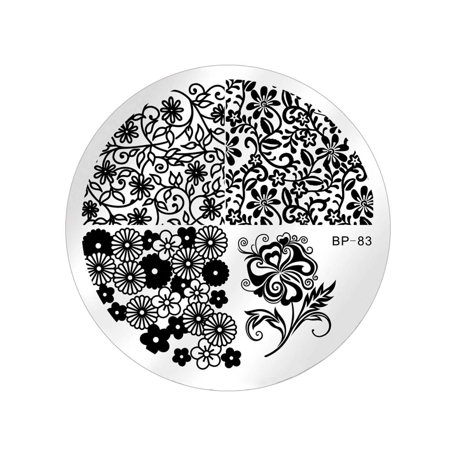 شابلون طراحی ناخن برن پرتی مدل BP-083