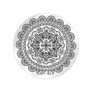 شابلون طراحی ناخن برن پرتی مدل BP-092